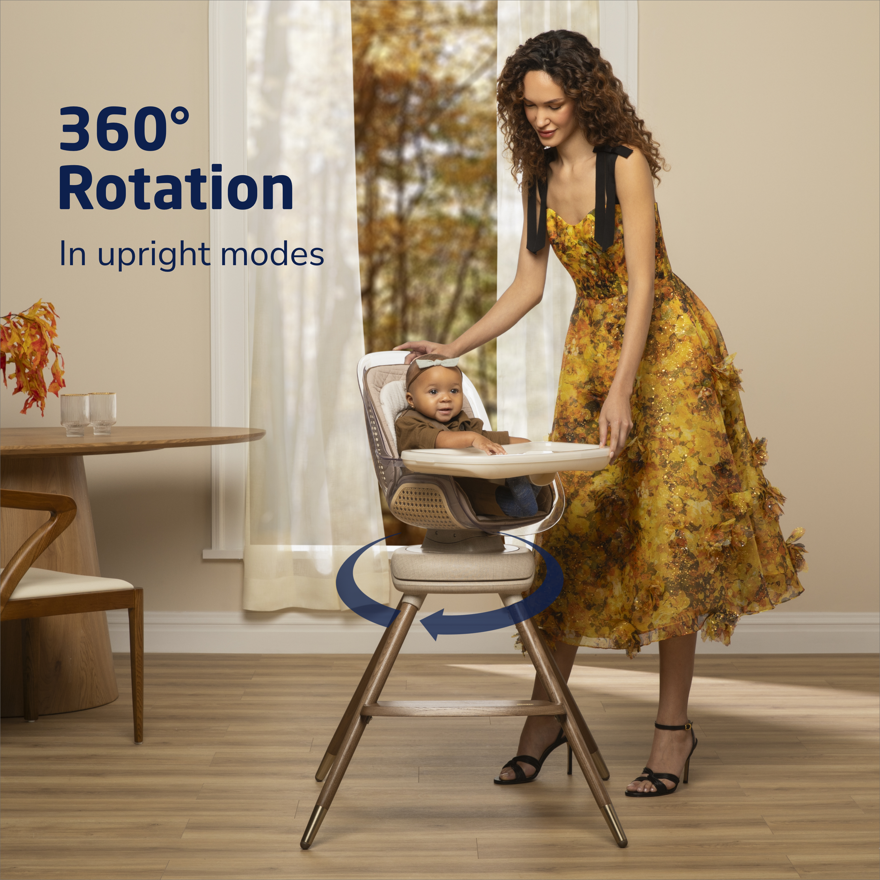 Kiskadee 360° Rotating High Chair